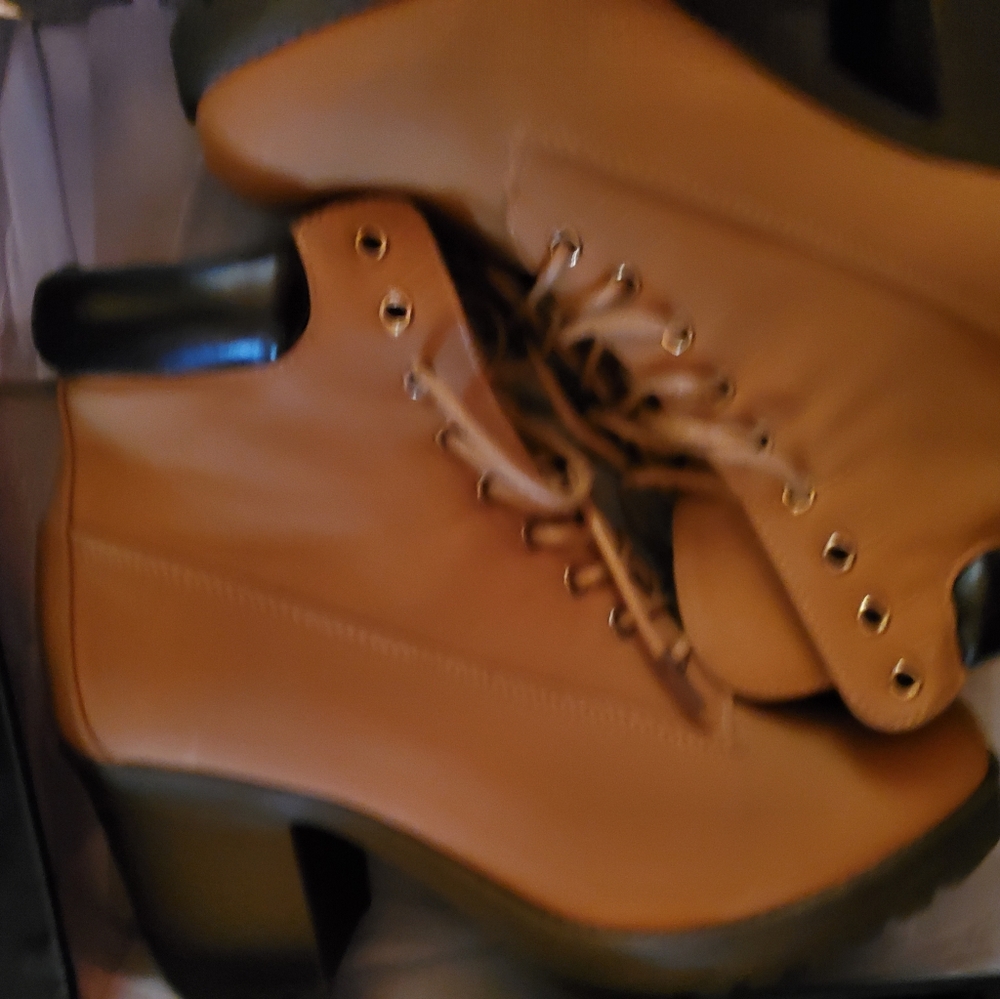 Lace up booties